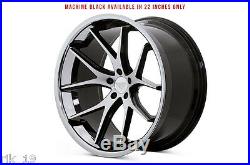 22 x 11J Alloy Wheels Ferrada FR2 Matt Black Gloss Black Lip Range Rover Sport