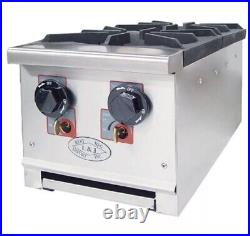 2 Burner Countertop Natural Gas Hot PlateRETAIL $649