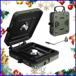 2 Burner Propane Camping Stove, Portable Folding Gas Stove for Camping with 17200