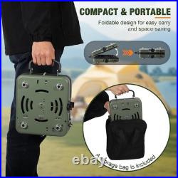 2 Burner Propane Camping Stove, Portable Folding Gas Stove for Camping with 17200