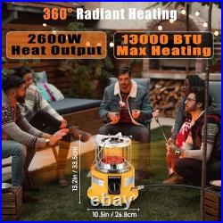 2 in 1 Propane Heater & Stove, 13000 BTU Portable Propane Heater Indoor with Han