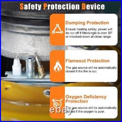 2 in 1 Propane Heater & Stove, 13000 BTU Portable Propane Heater Indoor with Han