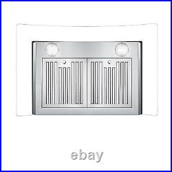 30 in Stainless Steel Wall Mount Range Hood Stove Vented Extractor Kitchen Touch