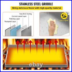 32 X 17 Stainless Steel Griddle Universal Flat Top Rectangular Plate
