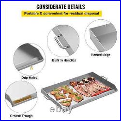 32 X 17 Stainless Steel Griddle Universal Flat Top Rectangular Plate 32 X 17 Stainless Steel Griddle Universal Flat Top Rectangular Plate