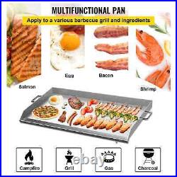 32 X 17 Stainless Steel Griddle Universal Flat Top Rectangular Plate 32 X 17 Stainless Steel Griddle Universal Flat Top Rectangular Plate