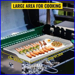 32 X 17 Stainless Steel Griddle Universal Flat Top Rectangular Plate