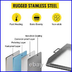 32 X 17 Stainless Steel Griddle Universal Flat Top Rectangular Plate 32 X 17 Stainless Steel Griddle Universal Flat Top Rectangular Plate