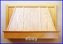 36 Golden Oak Wood Range Hood Stained & Sealed Finished Hardwood NEW