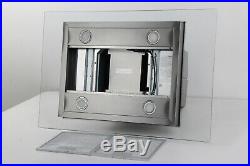 36 Stainless Steel Island Mount Range Hood with Tempered Glass Touch Panel 315W