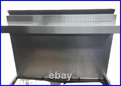 36 Viking High Back Splash, with shelf