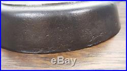 4 Leaf Clover Portland Stove # 8 Cast Iron Skillet Vtg Maine USA