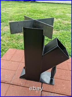 4 Rocket Stove Rear Draft Gravity Fed Removable Top Free Shipping! USA Made