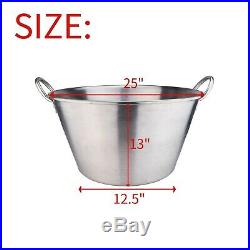 62QT Stainless Steel Large Cazo Para Carnitas Caso Cooking Wok Gas Stove Burner