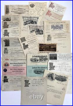 69 Stove Ranges Billheads and Letterheads Multiple States Maine