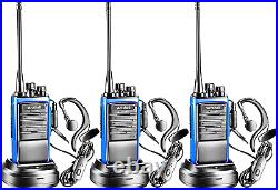 6 Set Long Range Walkie Talkie 5 Mile Two Way Radio Charge Headset Waterproof Do