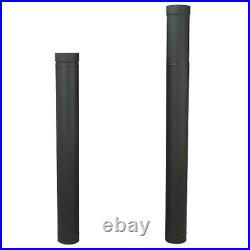 8 HeatFab 38 to 70 Adjustable Black Stovepipe 2806B