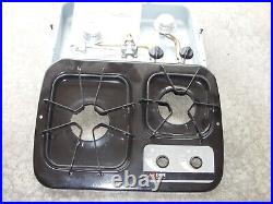 ADTH RV and camper two burner Drop In stove propane new