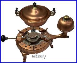 ANTIQUE COPPER MANNING BOWMANN STOVE COMPLETE SET 3c