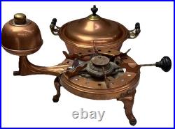 ANTIQUE COPPER MANNING BOWMANN STOVE COMPLETE SET 3c