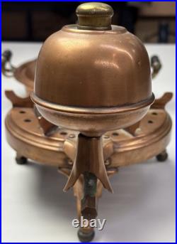 ANTIQUE COPPER MANNING BOWMANN STOVE COMPLETE SET 3c