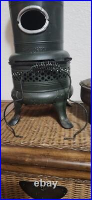 ANTIQUE Heater Stove ALUMINO NOVELTY MFG JACKSON MICH. NO. 1 KEROSENE U. S. A 1897