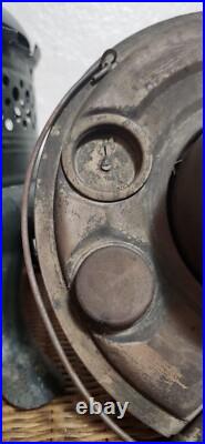 ANTIQUE Heater Stove ALUMINO NOVELTY MFG JACKSON MICH. NO. 1 KEROSENE U. S. A 1897