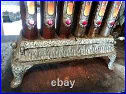 ANTIQUE JEWEL PARLOR STOVE GAS HEATER With JEWELS