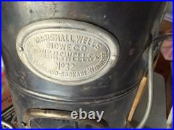 ANTIQUE Marshall Wells HDW Co. Kerosene Burner stove October 26, 1897