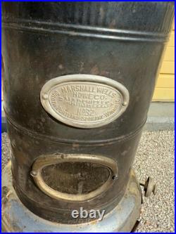 ANTIQUE Marshall Wells HDW Co. Kerosene Burner stove October 26, 1897