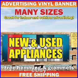 APPLIANCES Advertising Banner Vinyl Mesh Sign new used restore fix dryer stove