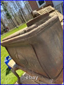 ATLANTA STOVE WORKS 27 Box Cast Iron Wood Burning Stove Hard To Find