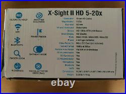 ATN X-Sight II HD 5-20X with1080P Video, Ballistic Calculator, Range Finder, WIFI