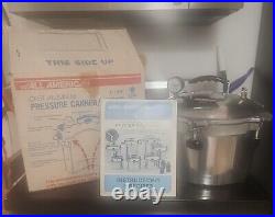 All American 15.5 qt 915 Cast Aluminum Pressure Cooker Canner Canning with box