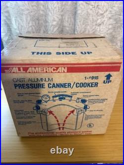 All American Pressure Canner Cooker 15.5 QT Model 915 Heavy Cast Aluminum