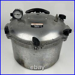 All American Pressure Cooker Canner Model 915 Heavy Cast Aliminum 15.5 Qt