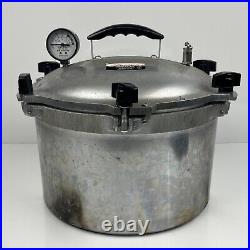 All American Pressure Cooker Canner Model 915 Heavy Cast Aliminum 15.5 Qt