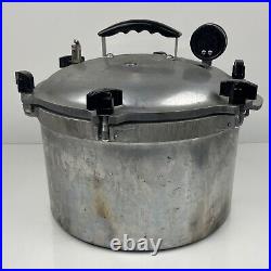 All American Pressure Cooker Canner Model 915 Heavy Cast Aliminum 15.5 Qt