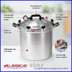 All American Pressure Cooker Canner for Home Stovetop Canning, USA Made, 41.5 qt