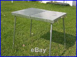 All Metal Compact Small Folding Camp Table Tent Camping Riley Stoves