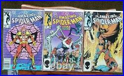 Amazing Spider-Man HUGE LOT (24 Comics) #246-297 range with KEYS Black Suit 1980s