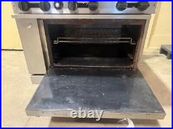 American Range 6 Burner Stove With Oven On Casters
