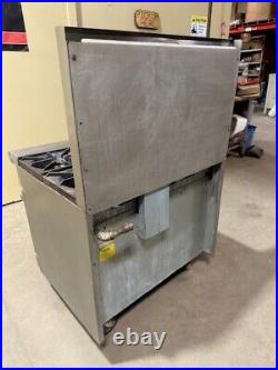 American Range 6 Burner Stove With Oven On Casters