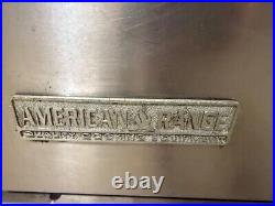 American Range 6 Burner Stove With Oven On Casters