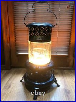Antique # 1527 Perfection Oil Kero Pyrex Glass Parlor Cabin Heater Stove Lantern
