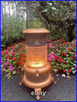 Antique 1527 Perfection Oil Kerosene Glass Parlor Cabin Heater Stove Lantern VG