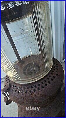 Antique 1527 Perfection Oil Kerosene Glass Parlor Cabin Heater Stove Lantern VG