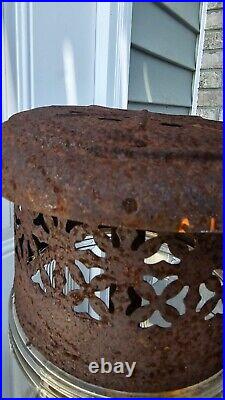 Antique 1527 Perfection Oil Kerosene Glass Parlor Cabin Heater Stove Lantern VG