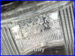 Antique # 1692 Perfection Pyrex Glass Parlor Cabin Oil Kerosene Heater Enameled