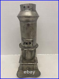 Antique 1800's Tin Plate Metal Heating Stove Patent Model